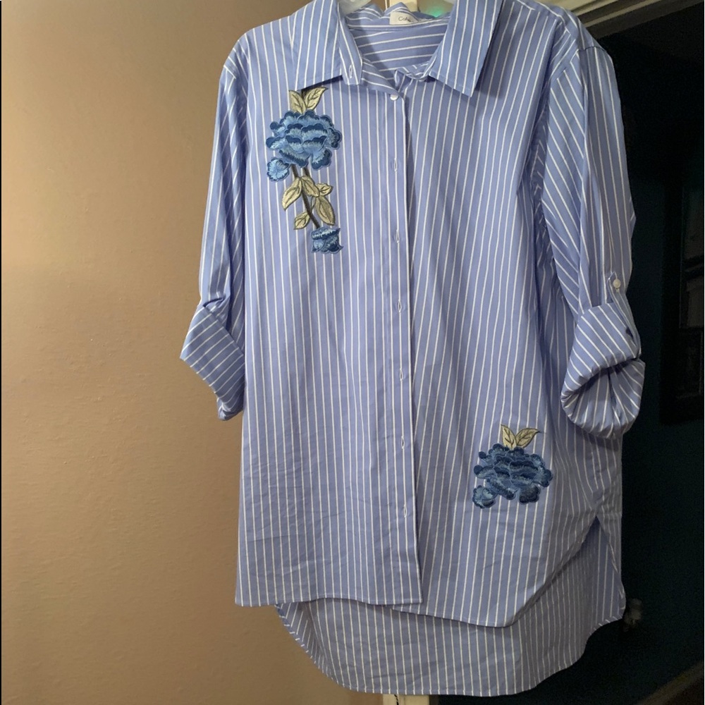 Calvin Klein long sleeve button up